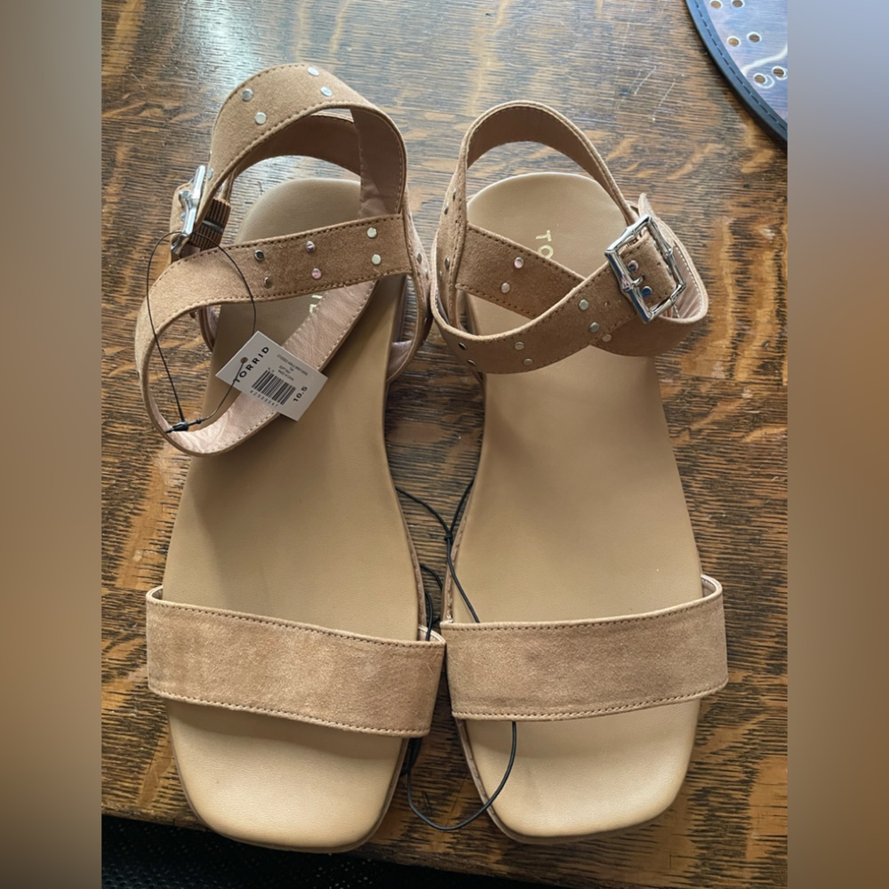 Torrid Tan Suede Sandals